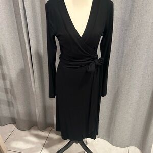 Banana Republic Black Long Sleeve Dress